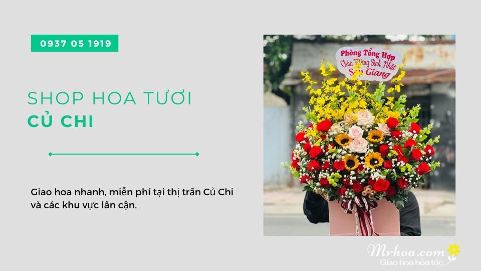 Hình ảnh sạp trái cây tươi tại Chợ Hòa Phú, Củ Chi
